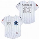 Men's Chicago Cubs #23 Ryne Sandberg White Turn Back The Clock Jersey