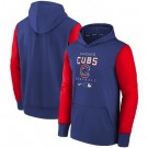 Men's Chicago Cubs Nayv Red Authentic Collection Performance Hoodie