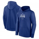 Men's Chicago Cubs Royal Authentic Collection City Connect Practice Performance Pullover Hoodie