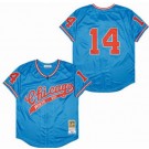Men's Chicago White Sox #14 Paul Konerko Blue 1972 Zipper Throwback Jersey