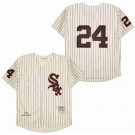 Men's Chicago White Sox #24 Early Wynn White 1959 Throwback Jersey