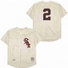 Men's Chicago White Sox #2 Nellie Fox Cream 1959 Throwback Jersey