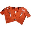 Men's Cincinnati Bengals #1 Ja'Marr Chase Limited Orange FUSE Vapor Jersey