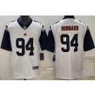 Men's Cincinnati Bengals #94 Sam Hubbard Limited White Rush Color Jersey