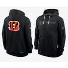 Men's Cincinnati Bengals Black 2025 Crucial Catch Sideline Hoodie