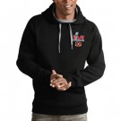 Men's Cincinnati Bengals Black Antigua Super Bowl LVI Bound Victory Pullover Hoodie