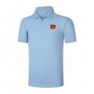 Men's Cincinnati Bengals Light Blue Eclipse Polo