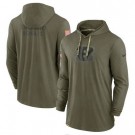 Men's Cincinnati Bengals Olive 2022 Salute to Service Tonal Pullover Hoodie