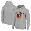 Men's Cincinnati Bengals Starter Gray Logo Pullover Hoodie