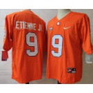 Men's Clemson Tigers #9 Travis Etienne Jr Orange College Football Jersey