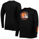 Men's Cleveland Browns Black Performance Sweater 302215
