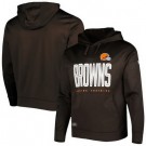 Men's Cleveland Browns Brown Printed Pullover Hoodie 302649