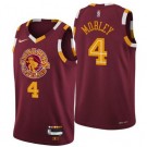Men's Cleveland Cavaliers #4 Evan Mobley Red City Diamond 75th Icon Hot Press Jersey