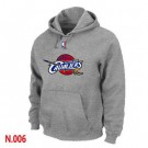 Men's Cleveland Cavaliers Grey Printed Pullover Hoodie