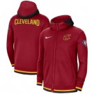 Men's Cleveland Cavaliers Red 75th Anniversary Performance Showtime Full Zip Hoodie Jacket