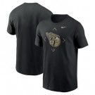 Men's Cleveland Guardians Black Camo Logo T Shirt