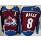 Men's Colorado Avalanche #8 Cale Makar Red Authentic Jersey