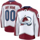 Men's Colorado Avalanche Customized White Fanatics Authentic Jersey