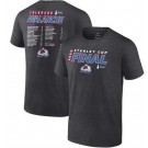 Men's Colorado Avalanche Gray 2022 Stanley Cup Final Own Goal Roster T Shirt