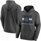 Men's Dallas Cowboys Charcoal Fierce Competitor Pullover Hoodie
