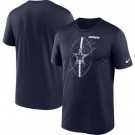 Men's Dallas Cowboys Navy Legend Icon Performance T Shirt