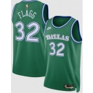 Men's Dallas Mavericks #32 Cooper Flagg Green Classic Heat Press Jersey
