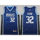 Men's Dallas Mavericks #32 Cooper Flagg Navy Statement Sponsor Swingman Jersey