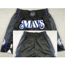 Men's Dallas Mavericks Black 2023 City Just Don Shorts