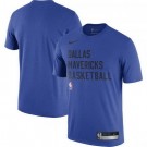 Men's Dallas Mavericks Blue Sideline Legend Performance Practice T Shirt