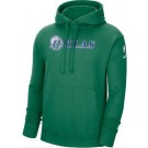 Men's Dallas Mavericks Green 2021 City Edition Essential Logo Pullover Hoodie