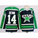Men's Dallas Stars #14 Jamie Benn Black Authentic Jersey