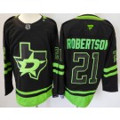 Men's Dallas Stars #21 Jason Robertson Black Alternate Authentic Jersey