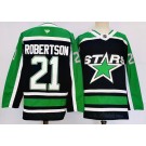 Men's Dallas Stars #21 Jason Robertson Black Authentic Jersey