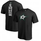 Men's Dallas Stars #91 Tyler Seguin Black Printed T Shirt 112244