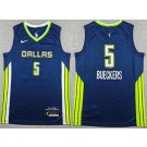 Men's Dallas Wings #5 Paige Bueckers Navy Swingman Jersey