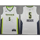 Men's Dallas Wings #5 Paige Bueckers White Swingman Jersey