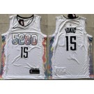 Men's Denver Nuggets #15 Nikola Jokic White 2024 City Swingman Jersey