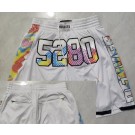Men's Denver Nuggets White 2024 City Just Don Shorts