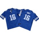Men's Detroit Lions #16 Jared Goff Limited Blue FUSE Vapor Jersey