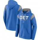 Men's Detroit Lions Blue Call The Shot Pullover Hoodie