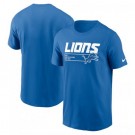 Men's Detroit Lions Blue Division Essential T Shirt