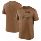 Men's Detroit Lions Brown 2023 Salute To Service Legend Performance T Shirt