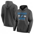 Men's Detroit Lions Gray Fierce Competitor Pullover Hoodie