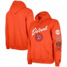 Men's Detroit Pistons Orange 2023 City Edition Pullover Hoodie