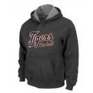 Men's Detroit Tigers Dark Gray Printed Pullover Hoodie