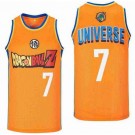 Men's Dragon Ball Z #7 Universe Orange Basketball Jersey