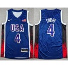 Men's Dream 16 USA #4 Stephen Curry Navy 2024 Swingman Jersey