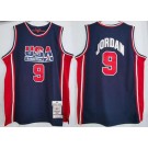 Men's Dream 1 USA #9 Michael Jordan Navy 1992 Mitchell & Ness Swingman Jersey