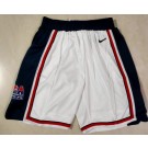 Men's Dream 1 USA White 1992 Olympic Swingman Shorts