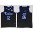 Men's Duke Blue Devils #2 Cooper Flagg Black Alternate College Basketball Jersey